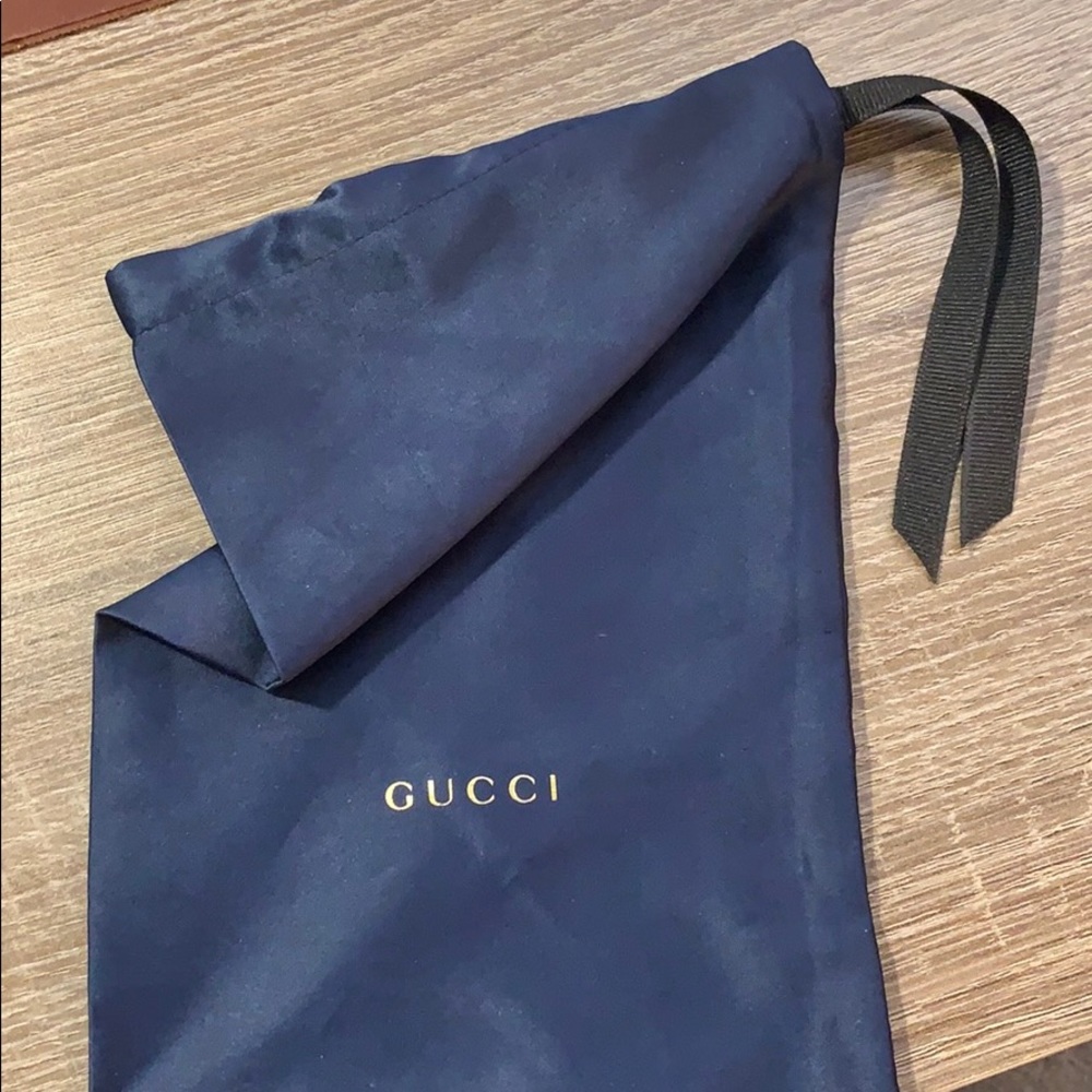 Gucci Blue Oversized Round Acetate Sunglasses - Picture 5 of 5